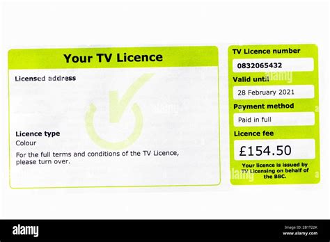 1 month tv licence.